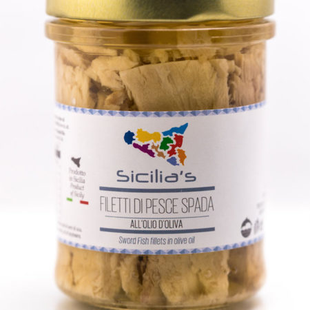 Filetti di Pesce Spada all'olio d'oliva - 200 gr.