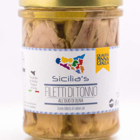 Filetti di Tonno all'olio d'oliva - 300 gr.